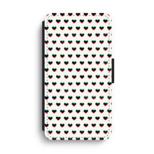 Hartjes: iPhone XS Max Flip Hoesje