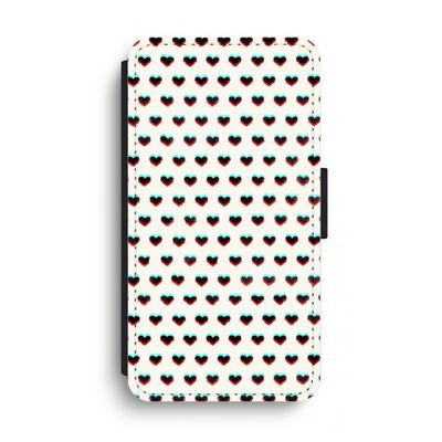 Hartjes: iPhone XS Max Flip Hoesje