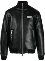 DSQUARED2 veste à plaque logo - Noir