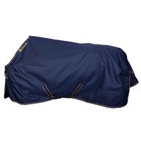 Deken Bucas Irish Turnout 150gr, 215 CM in donkerblauw/goud - thumbnail