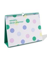 HEMA Bureau weekplanner met spiraal en standaard 21x28