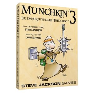 Asmodee munchkin 3 de onfortuinlijke theoloog kaartspel
