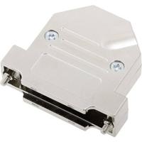 encitech D45NT25-M-K 1060-0106-13 D-sub behuizing Aantal polen: 25 Kunststof, gemetalliseerd 45 ° Zilver 1 stuk(s)