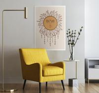 Bohemian stijl zon poster Bohemian stijl zon poster