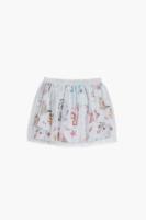 Tule minirok met katten - WHITE - 13/14