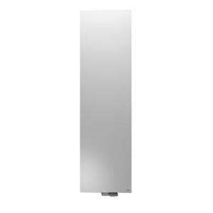 Vasco Niva Lak N1L1 designradiator verticaal enkel 1220x420mm 645W - aansluiting 1188 zwart structuur (RAL9005) 111910420122011889005-0000