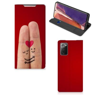 Samsung Galaxy Note20 Hippe | Standcase | Liefde - Origineel Romantisch Cadeau