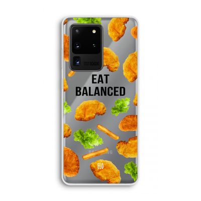Eat Balanced: Samsung Galaxy S20 Ultra Transparant Hoesje