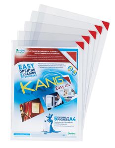Tarifold tas Kang Easy Clic hoeken in rood