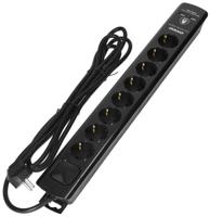 Enzo Overspanningbeveiliger | 8-voudig | 3m | 2x USB zwart - 3873780