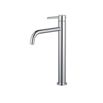 Fortifura Calvi Slim Wastafelkraan - 32cm - verhoogd - opbouw - chroom SW377813