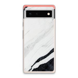Elegante marmer: Google Pixel 6 Transparant Hoesje