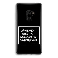 Schotelvod: Xiaomi Mi Mix 2 Transparant Hoesje