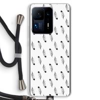 Pluimen: Xiaomi Mi Mix 4 Transparant Hoesje met koord