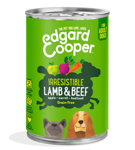 Edgard & Cooper Lam & Rund hond natvoer blik 400 gram