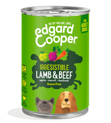 Edgard & Cooper Lam & Rund hond natvoer blik 400 gram