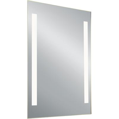 LED Badkamerspiegel - Trion Annes - IP44 - 18W - Rechthoek - Dip-Switch - Spiegelglas
