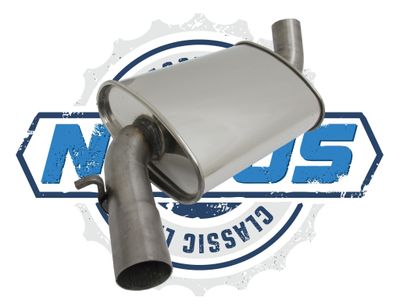 Viking Choice  Middendemper voor VW Golf 2 1.8 16V GTI  - roestvrijstaal