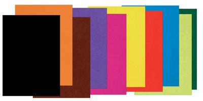 Gekleurd tekenpapier, 120 g, ft 25 x 35 cm, geassorteerde kleuren, pak van 500 vel