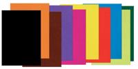Gekleurd tekenpapier, 120 g, ft 25 x 35 cm, geassorteerde kleuren, pak van 500 vel