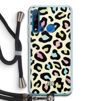 Leopard pattern: Huawei P20 Lite (2019) Transparant Hoesje met koord Leopard pattern: Huawei P20 Lite (2019) Transparant Hoesje met koord
