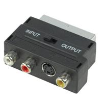 SCART plug naar 3 RCA sockets - thumbnail