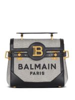 Balmain sac porté épaule B-Buzz 23 en toile - Noir - thumbnail