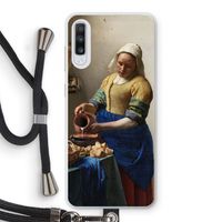 The Milkmaid: Samsung Galaxy A70 Transparant Hoesje met koord