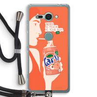 Peach please!: Sony Xperia XZ2 Compact Transparant Hoesje met koord