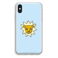 Kleine leeuw: iPhone X Transparant Hoesje