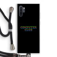 Retro: Samsung Galaxy Note 10 Plus Transparant Hoesje met koord