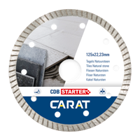 Carat diamantzaag tegels/natuursteen ø125x22,23mm cdb starter