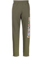 Moschino pantalon de jogging à logo imprimé - Vert - thumbnail