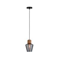 Paulmann Edla 79740 Hanglamp LED E27 20 W Zwart, Kurk, Rook - thumbnail