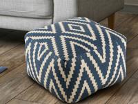 James - zitkubus - kelim - katoen - 55x37x55 cm