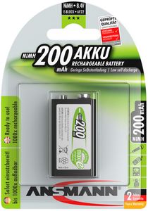 Ansmann 200mAh maxE E-Block Nikkel-Metaalhydride (NiMH)