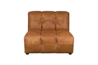 Bank Element Hackman No Arm Leather Cognac