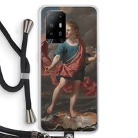 Soap Bubbles: Oppo A95 5G Transparant Hoesje met koord