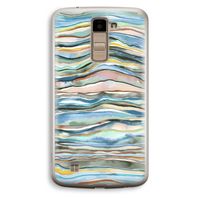 Watercolor Agate: LG K10 (2016) Transparant Hoesje