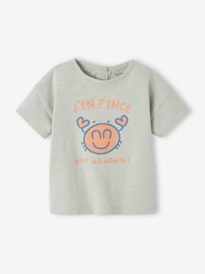 'Zeedieren' baby T-shirt met korte mouwen blauwgroen