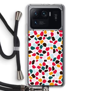 Colored Giraffe: Xiaomi Mi 11 Ultra Transparant Hoesje met koord