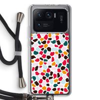 Colored Giraffe: Xiaomi Mi 11 Ultra Transparant Hoesje met koord