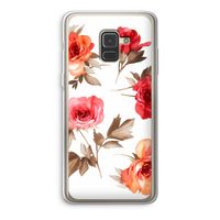 Roosjes: Samsung Galaxy A8 (2018) Transparant Hoesje