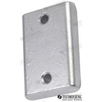 TEN00219 - RECHTHOEKIGE ZINK ANODE 70X50X15MM