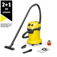 Nat- en droogzuiger KARCHER WD 3 P V-19/4/20 - Polypropyleen tank 19 L - 1000W (draagbaar stopcontact)