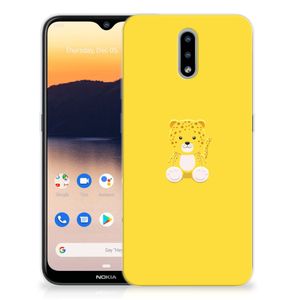 Nokia 2.3 Telefoonhoesje met Naam Baby Leopard