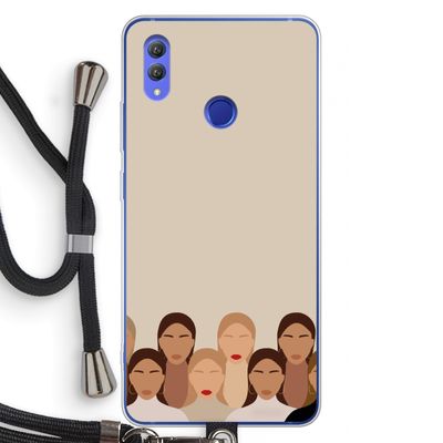 Girls girls girls: Honor Note 10 Transparant Hoesje met koord