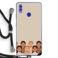 Girls girls girls: Honor Note 10 Transparant Hoesje met koord