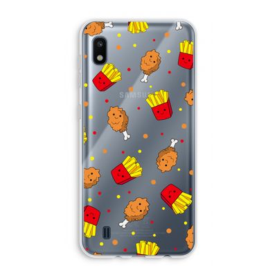 Chicken 'n Fries: Samsung Galaxy A10 Transparant Hoesje