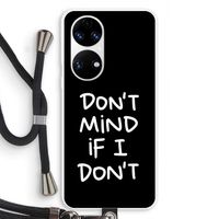 Don't Mind: Huawei P50 Transparant Hoesje met koord